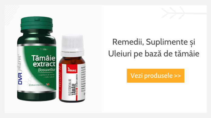 Remedii, suplimente si uleiuri pe baza de tamaie - vegis.ro