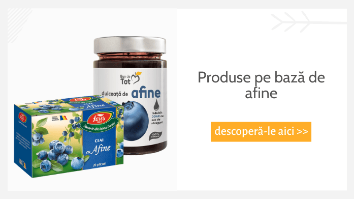 Produse pe bază de afine - vegis.ro