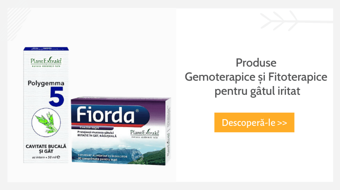 produse pentru gâtul iritat