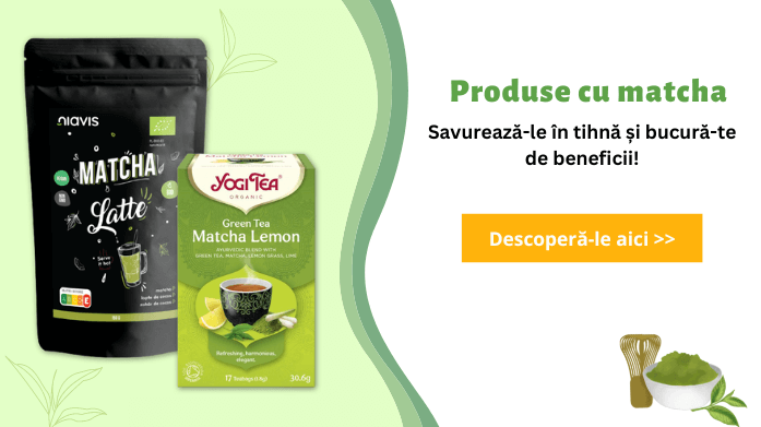 produse cu matcha pe vegis.ro