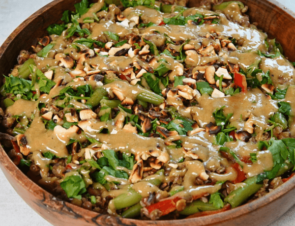 Mâncărică de linte cu sos tahini
