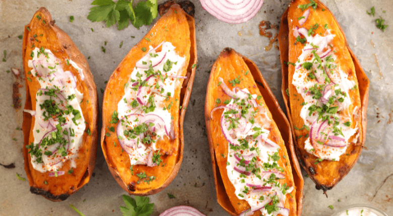 cartofi copți cu unt Ghee pentru sănătate digestivă