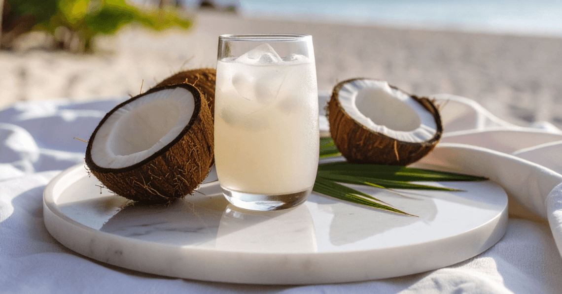 Apa de cocos beneficii, proprietăți și moduri de utilizare