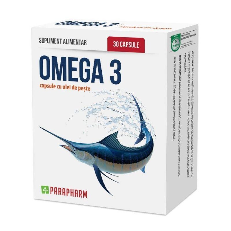 Omega 3 Ulei De Peste 30cps QUANTUM PHARM - blog