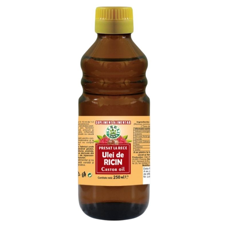 Ulei de Ricin 250ml HERBAVIT - blog